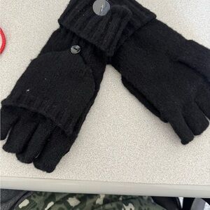 🆕 🧤 Black Knit Convertible Gloves